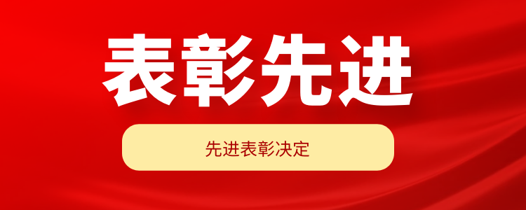 关于表彰2020年度先进的决定